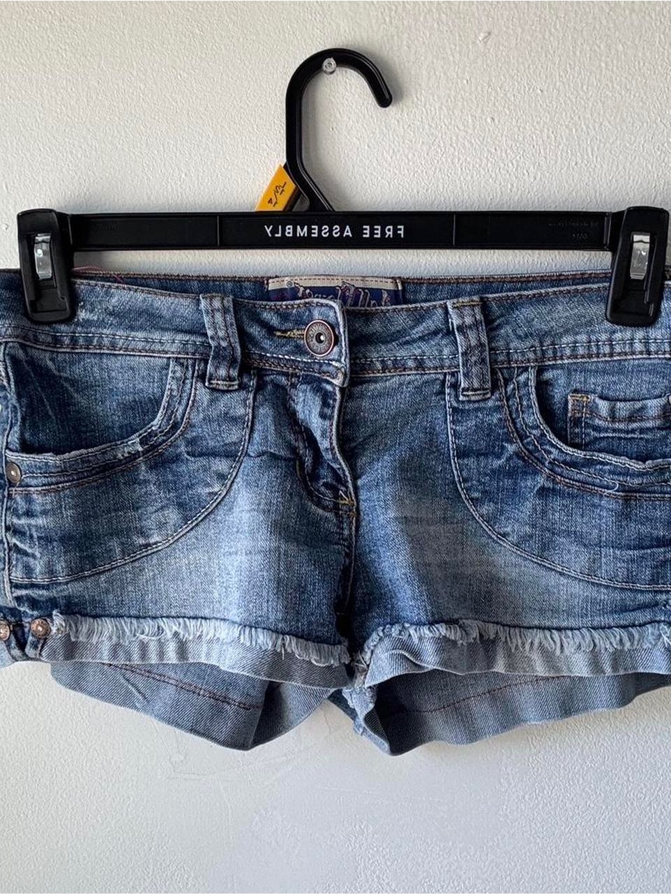 Y2k Wallflower Distressed Lowrise Denim Shorts